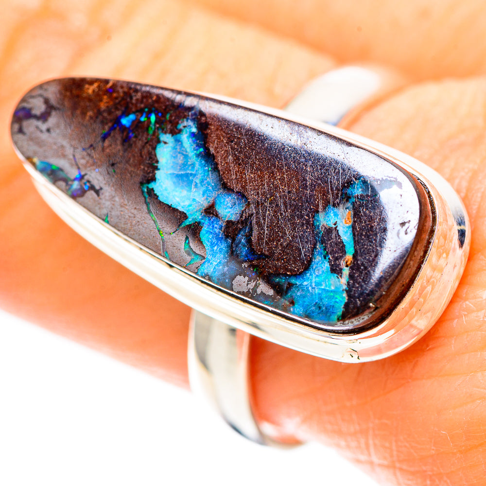 Boulder Opal 925 Sterling Silver Ring Size 9 (925 Sterling Silver) RING137439