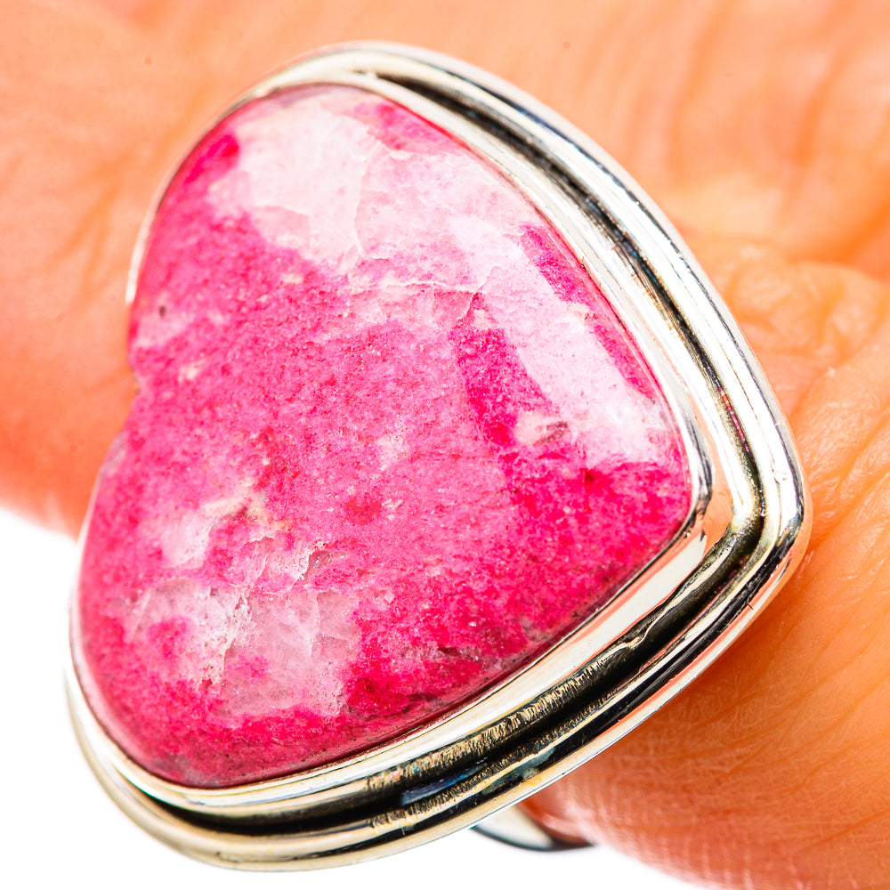 Anasilvercos Large Thulite Ring Size 7.25 (925 Sterling Silver)