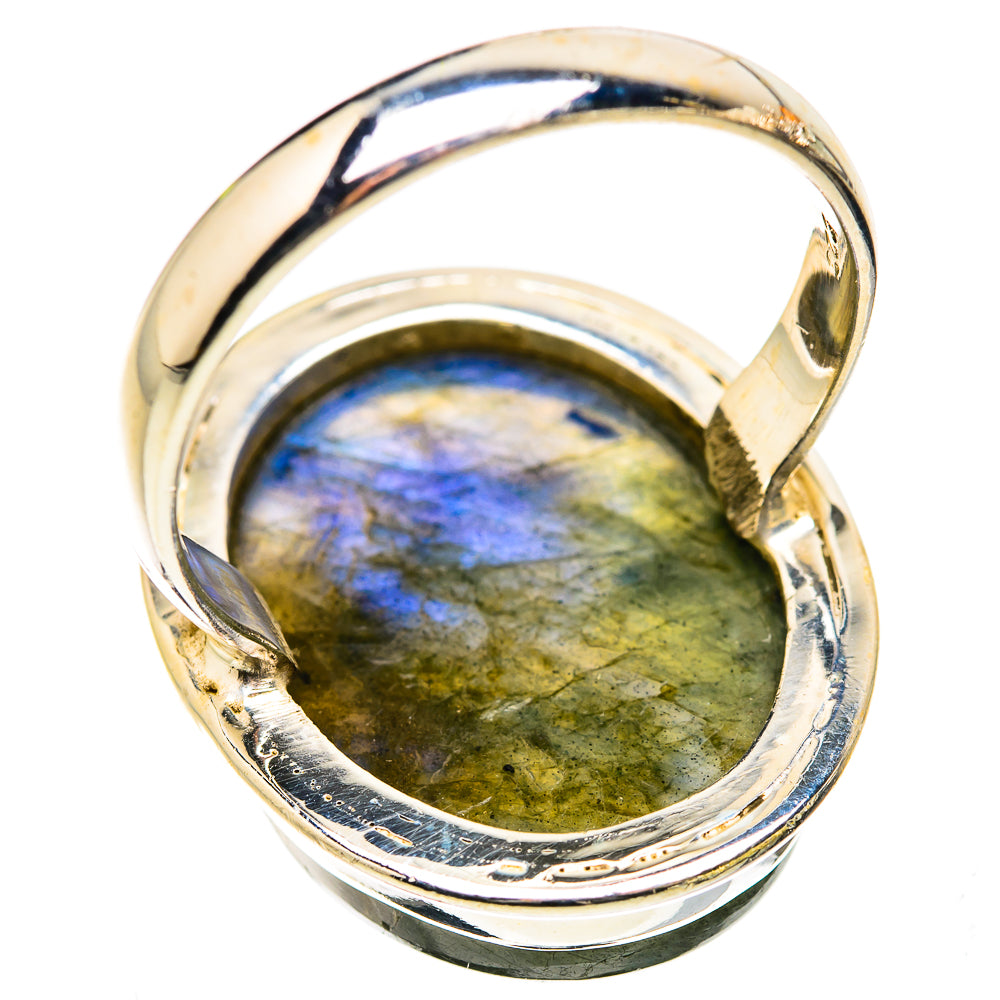 Large Labradorite Ring Size 11 (925 Sterling Silver) RING135579