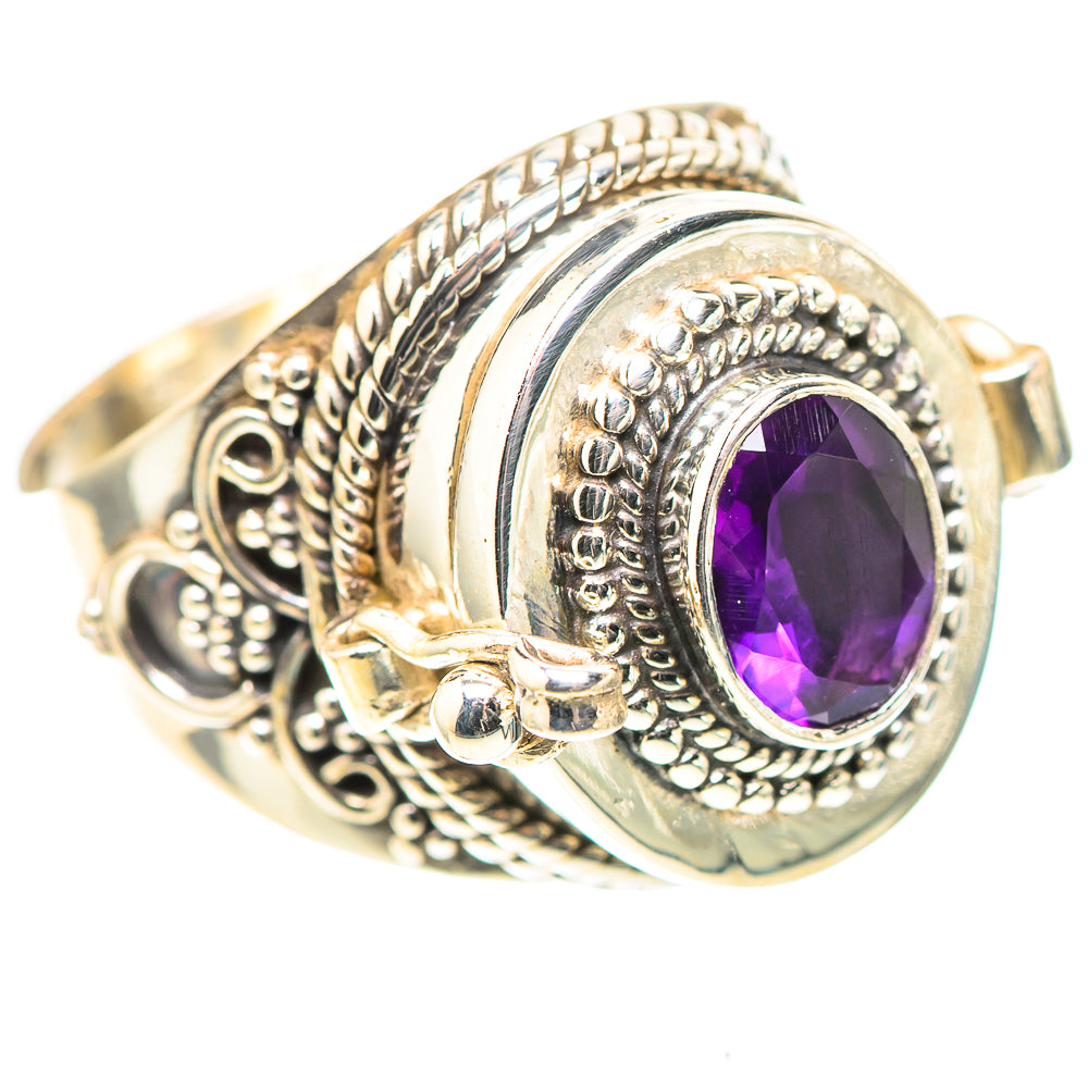 Poison Faceted Amethyst 925 Sterling Silver Ring Size 8 (925 Sterling Silver) RING137495
