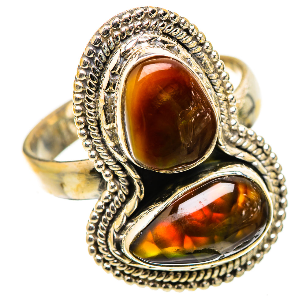 Mexican Fire Agate Ring Size 8 (925 Sterling Silver) RING135535