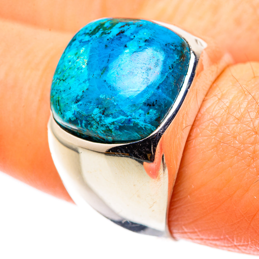 Chrysocolla Ring Size 8 (925 Sterling Silver) RING135997