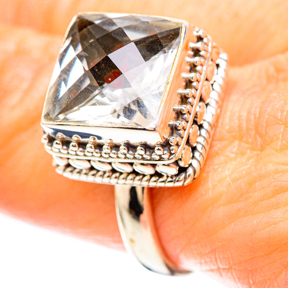 White Quartz Ring Size 9 (925 Sterling Silver) RING137018