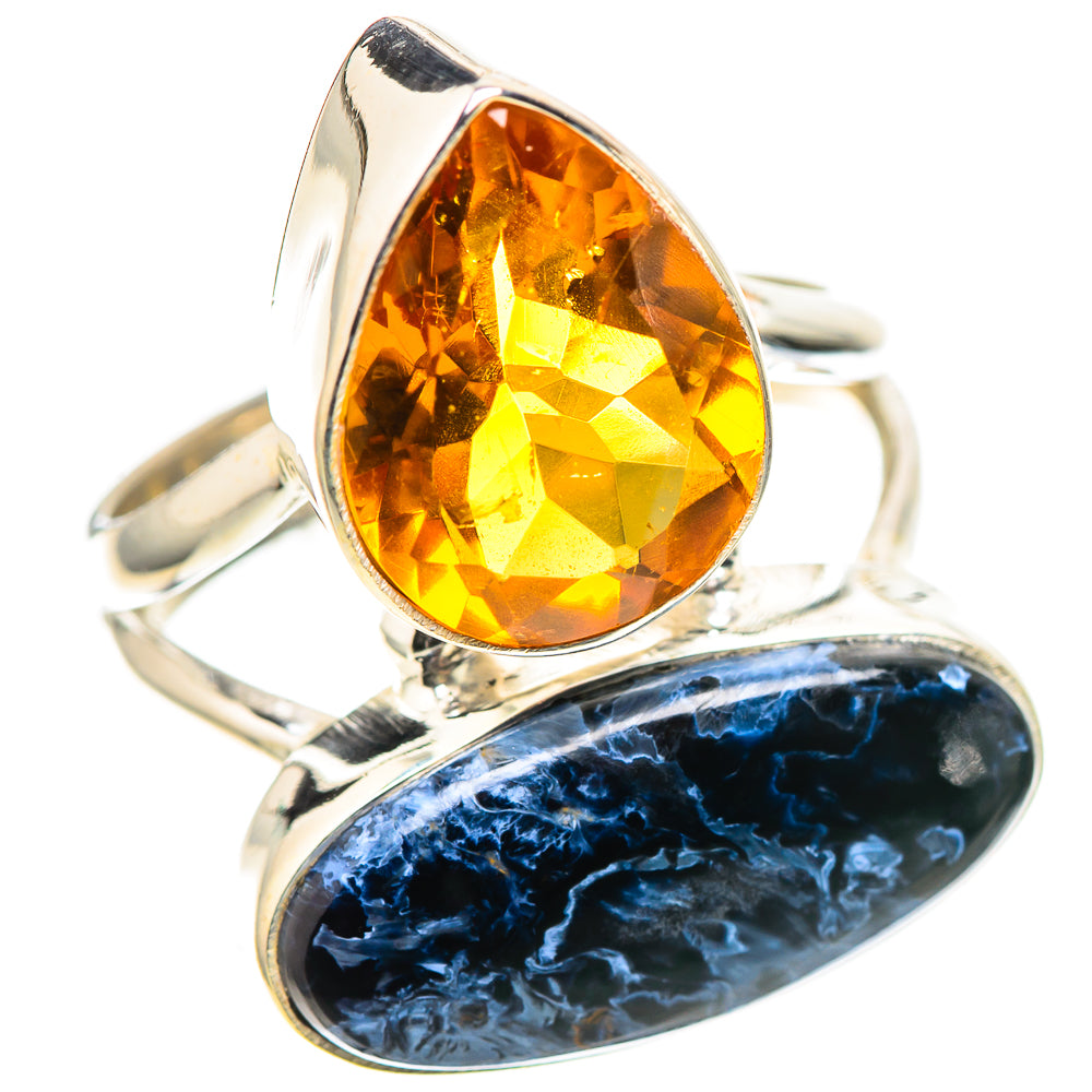 Pietersite, Citrine 925 Sterling Silver Ring Size 7.75 (925 Sterling Silver) RING137470
