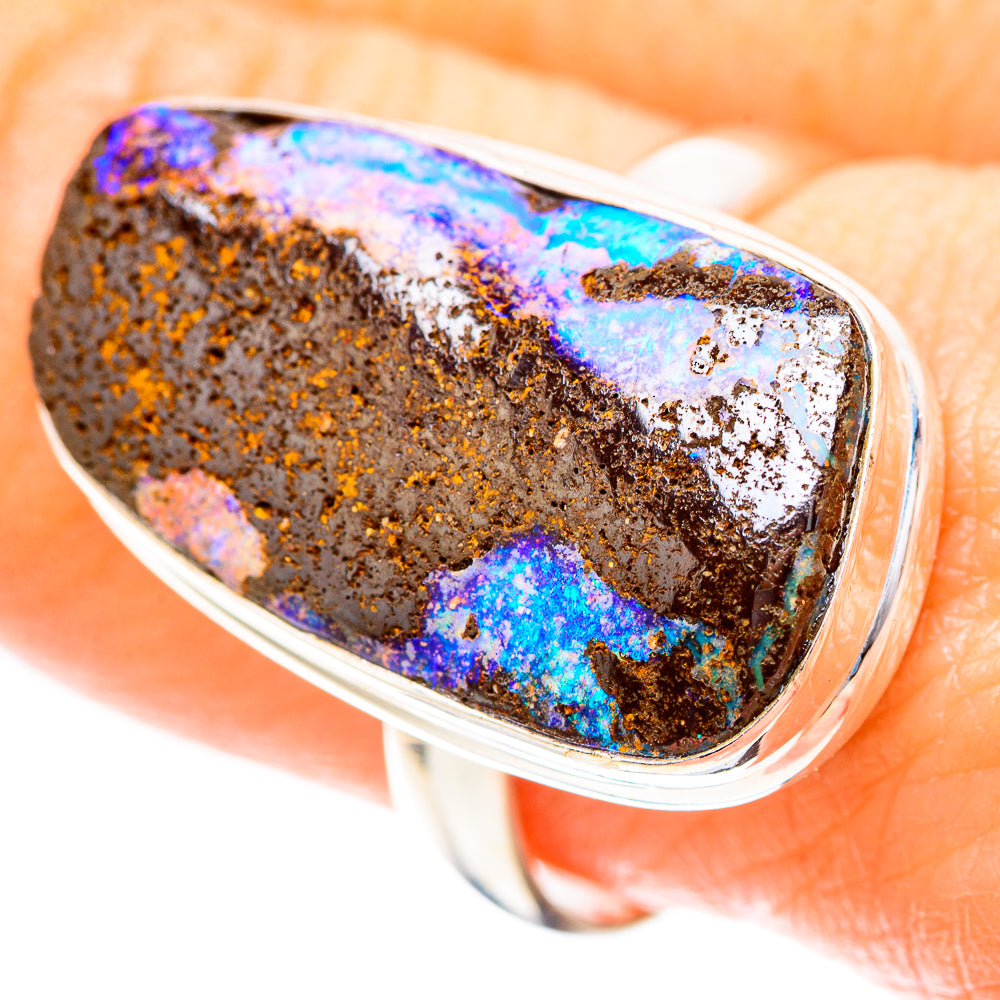 Boulder Opal 925 Sterling Silver Ring Size 9.5 (925 Sterling Silver) RING137200