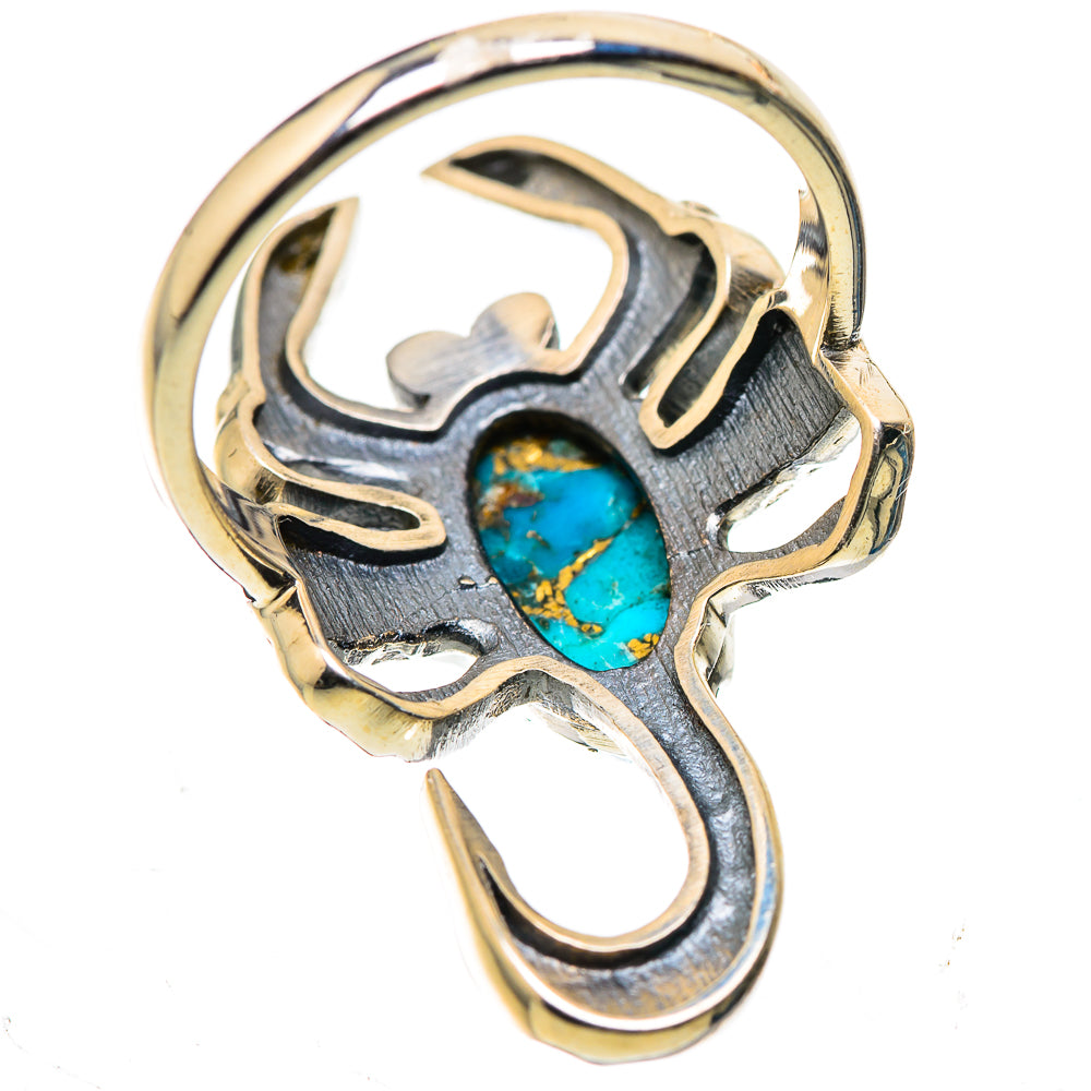 Kingman Mohave Turquoise Ring Size 7.25 (925 Sterling Silver) RING136054