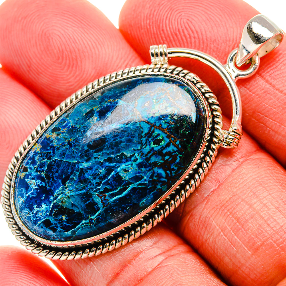 Shattuckite Pendant 2" (925 Sterling Silver) PD37057