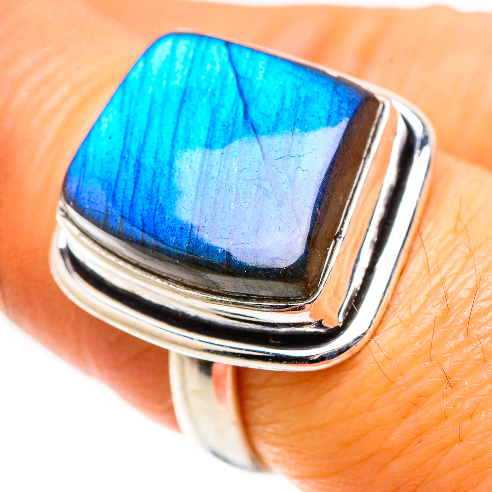 Labradorite Ring Size 7.5 (925 Sterling Silver) RING134881