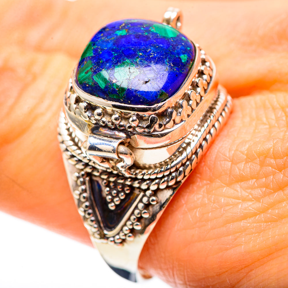 Poison Azurite 925 Sterling Silver Ring Size 10.75 (925 Sterling Silver) RING137396
