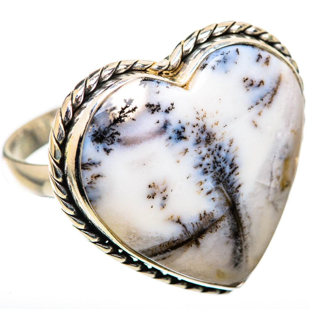 Large Dendritic Opal Ring Size 12.75 (925 Sterling Silver) RING135926