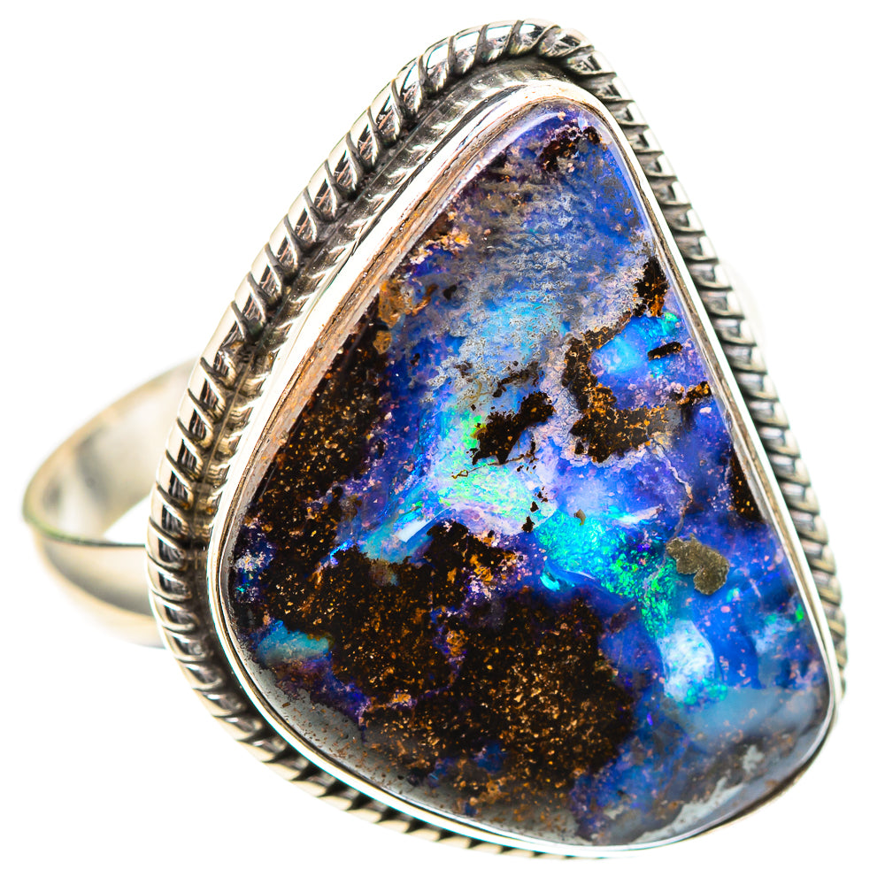 Boulder Opal Ring Size 10.5 (925 Sterling Silver) RING136585