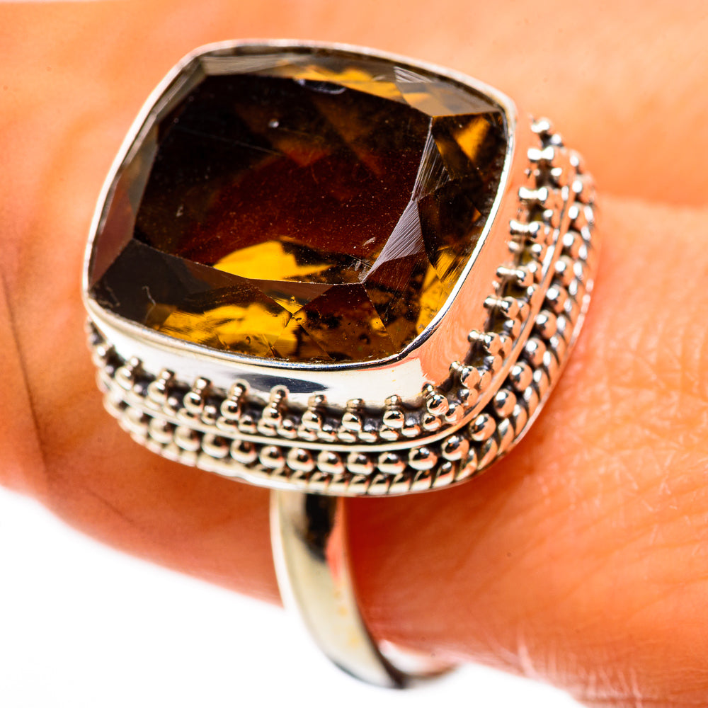 Smoky Quartz Ring Size 9 (925 Sterling Silver) RING134626