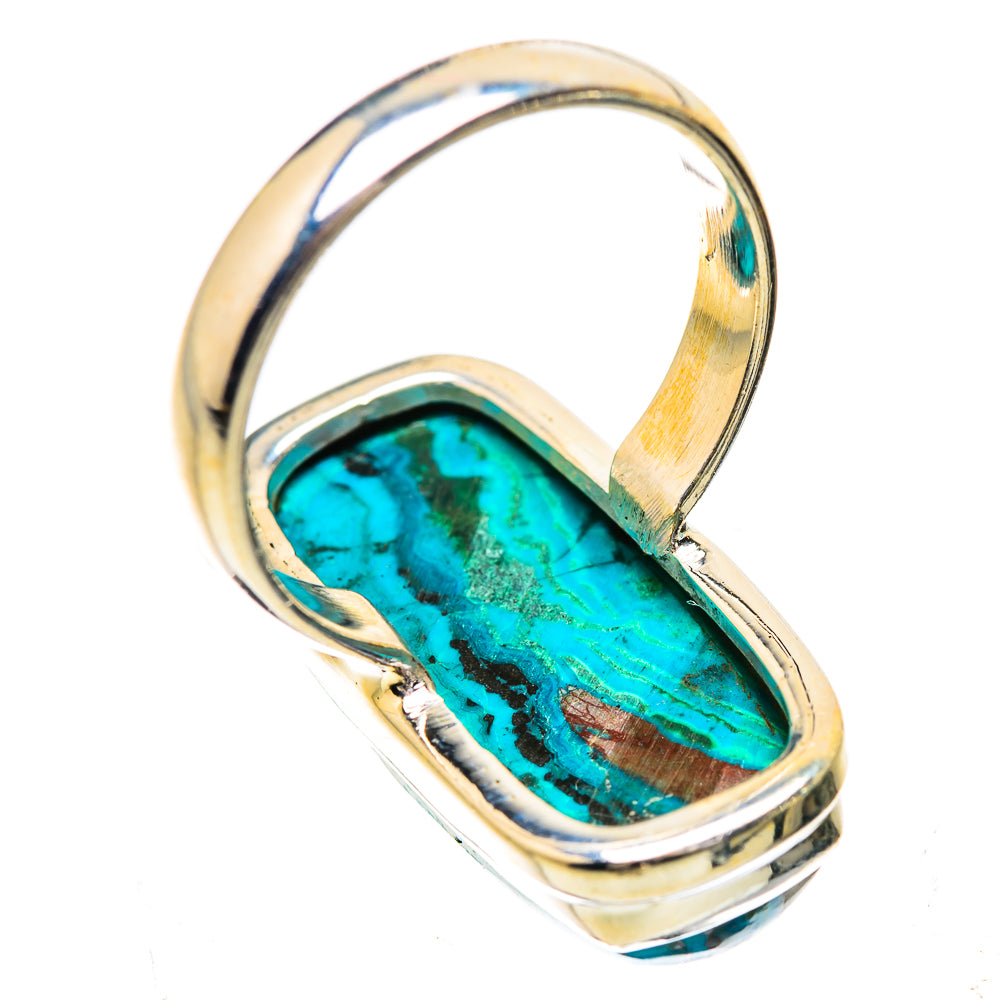 Chryscolla In Malachite Ring Size 8.25 (925 Sterling Silver) RING135278
