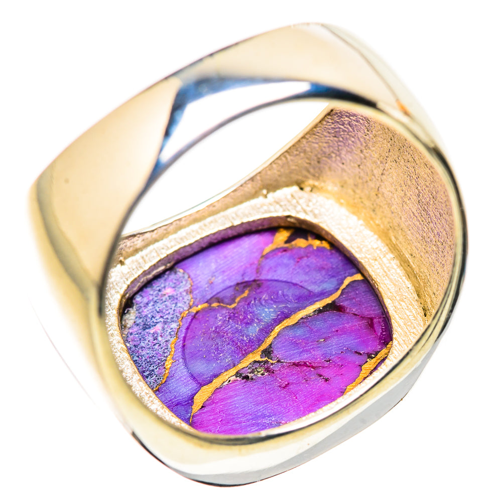 Purple Copper Composite Turquoise Ring Size 6 (925 Sterling Silver) RING134664