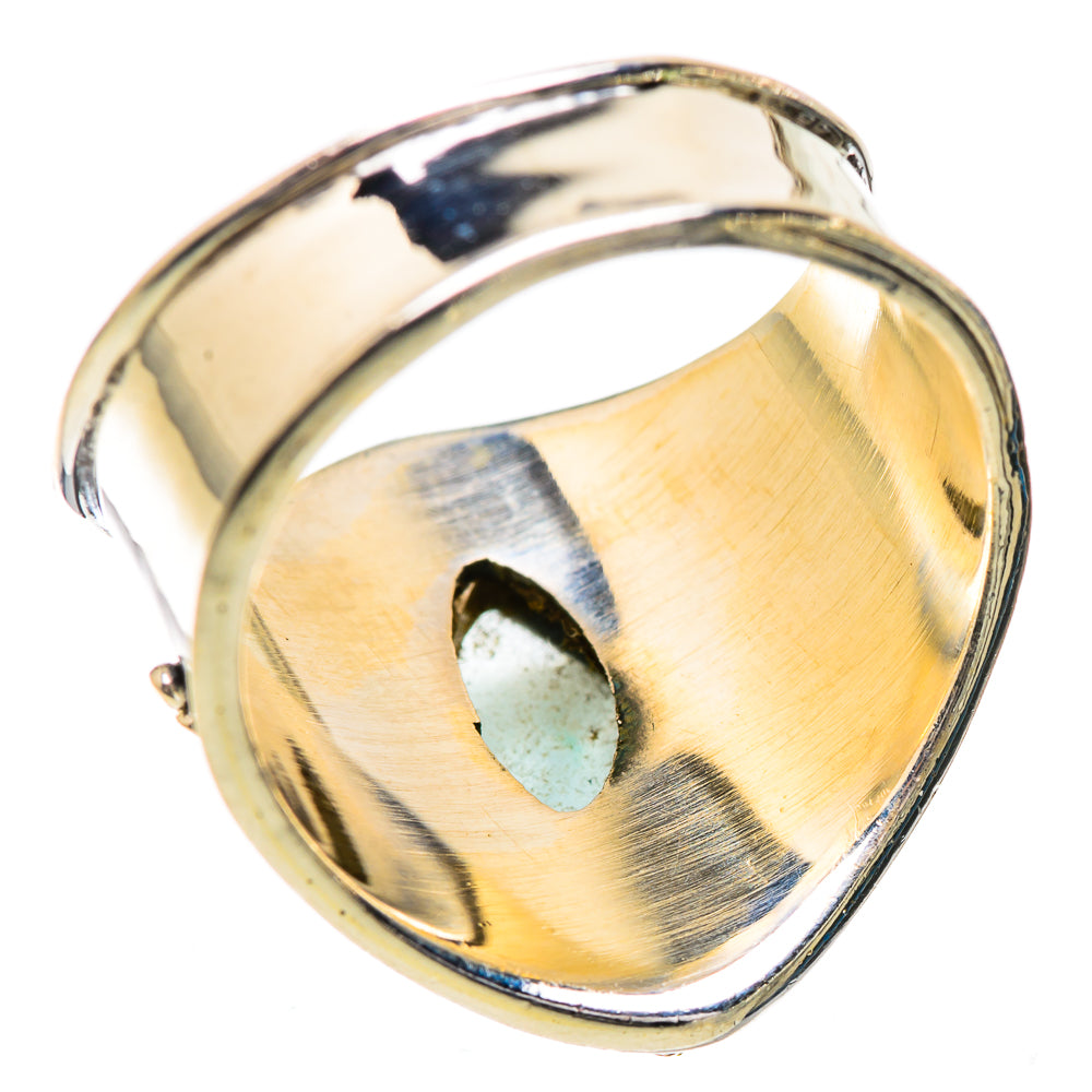 Natural Aquamarine Ring Size 6.5 (925 Sterling Silver) RING135877