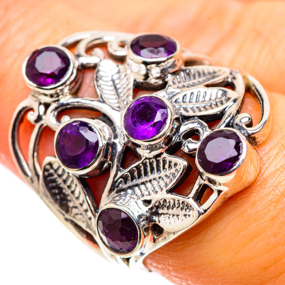 Amethyst 925 Sterling Silver Ring Size 7.5 (925 Sterling Silver) RING137730