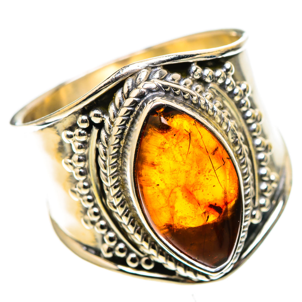 Baltic Amber 925 Sterling Silver Ring Size 6.5 (925 Sterling Silver) RING137677