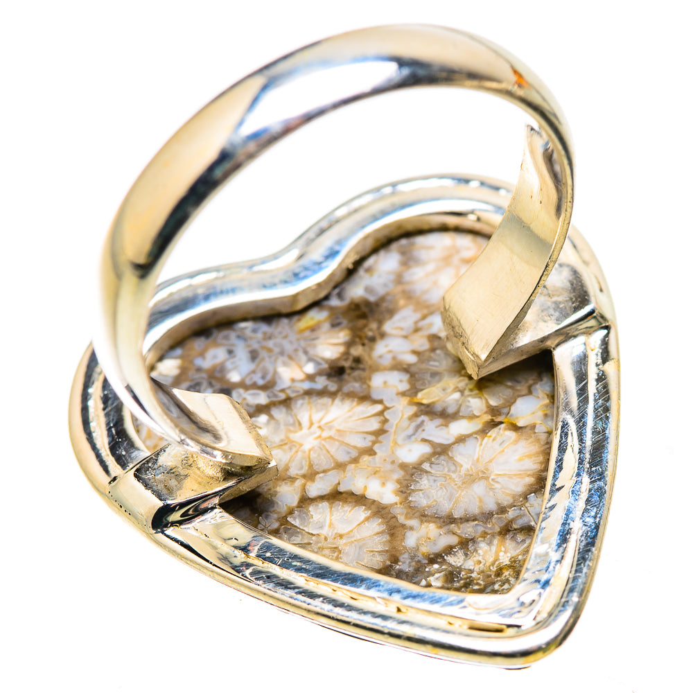 Fossil Coral Ring Size 8 (925 Sterling Silver) RING134961