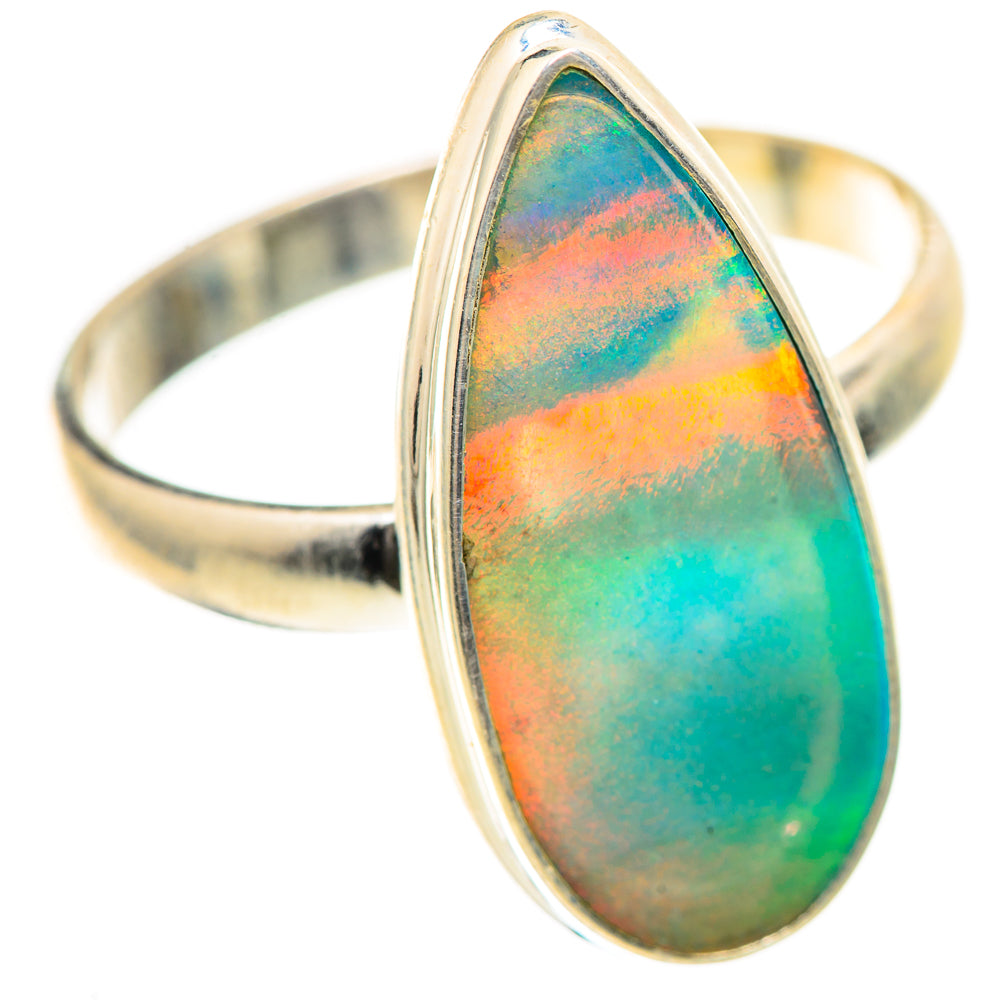 Aura Opal 925 Sterling Silver Ring Size 11.75 Ana Co R136279