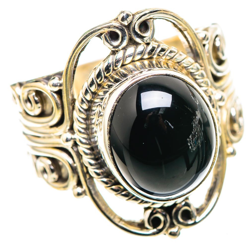 Black Onyx Ring Size 6.5 (925 Sterling Silver) RING136781