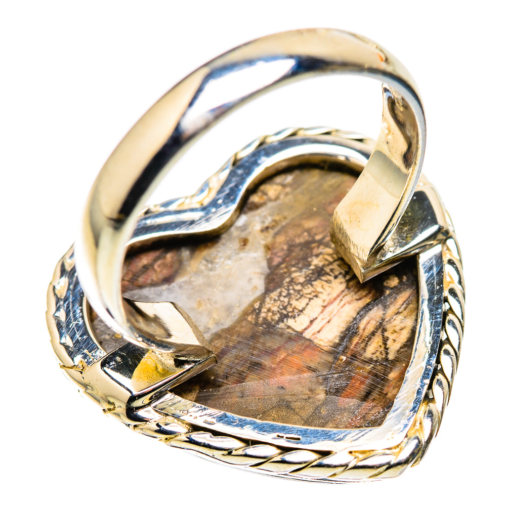 Large Mushroom Rhyolite Ring Size 8 (925 Sterling Silver) RING136121
