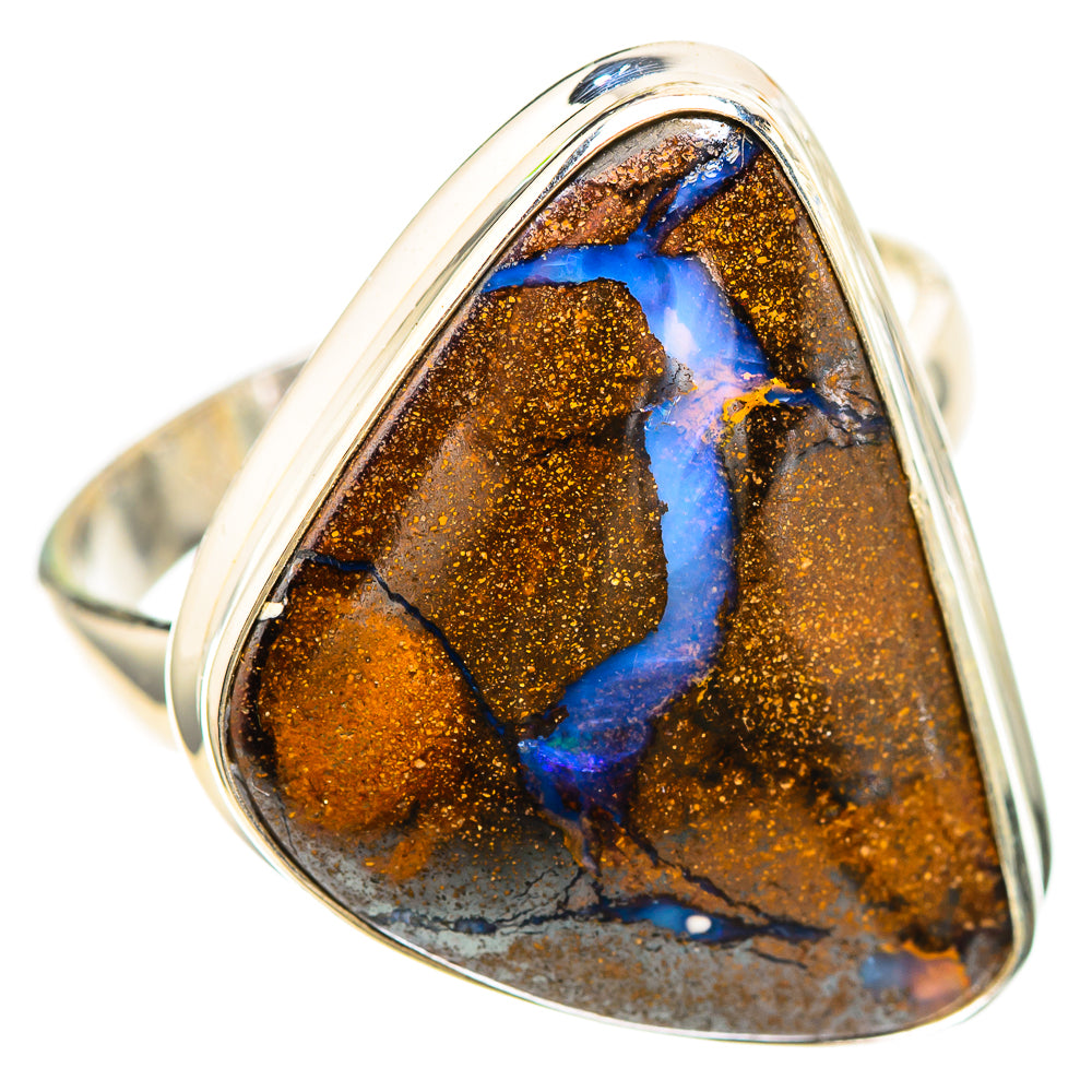 Australian Boulder Opal Ring Size 10 (925 Sterling Silver) RING137024