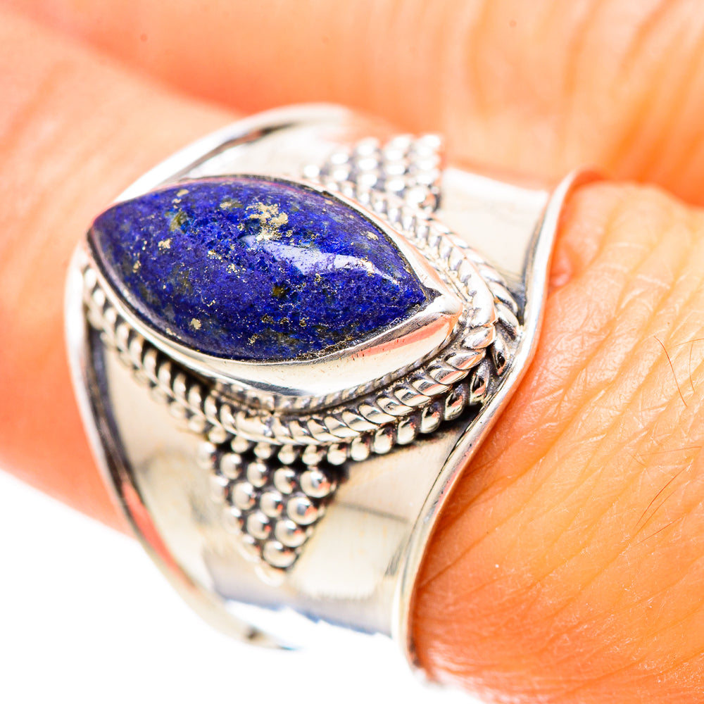 Lapis Lazuli Ring Size 7.25 (925 Sterling Silver) RING136707