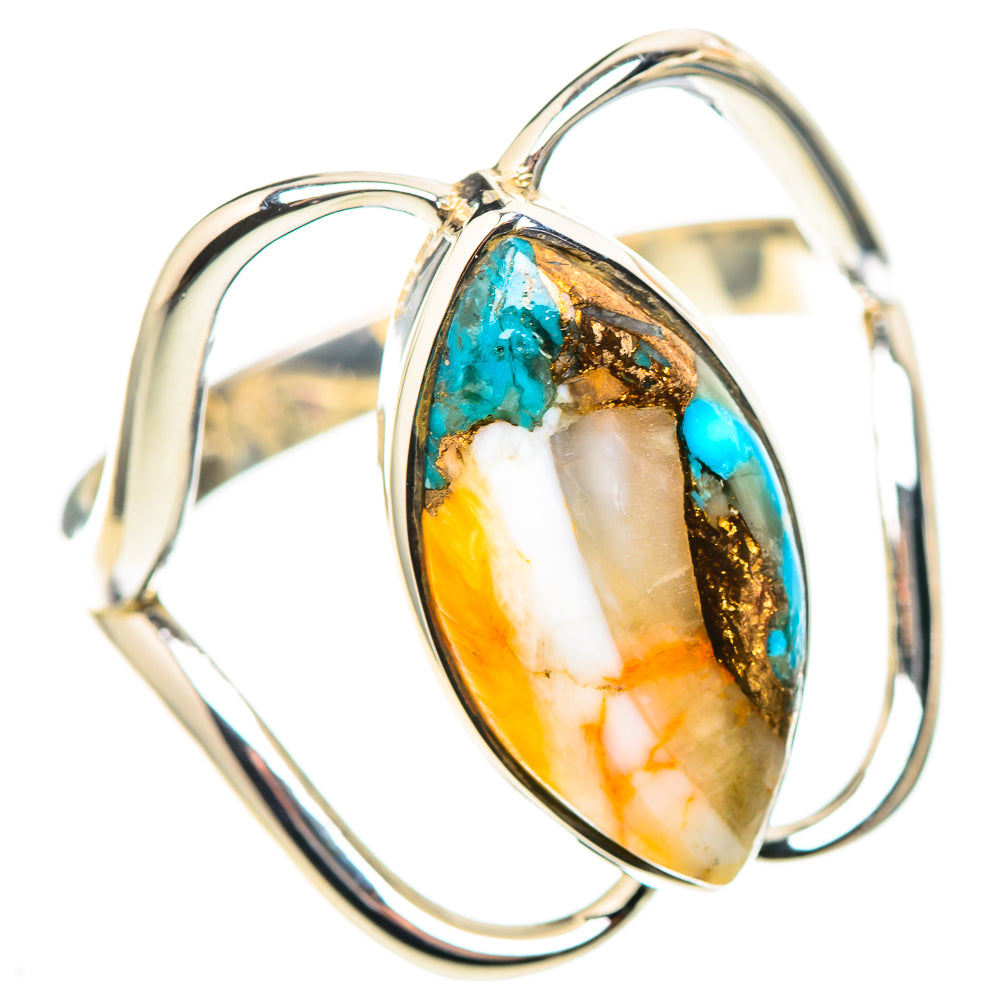 Spiny Oyster Turquoise Ring Size 10.25 (925 Sterling Silver) RING136818
