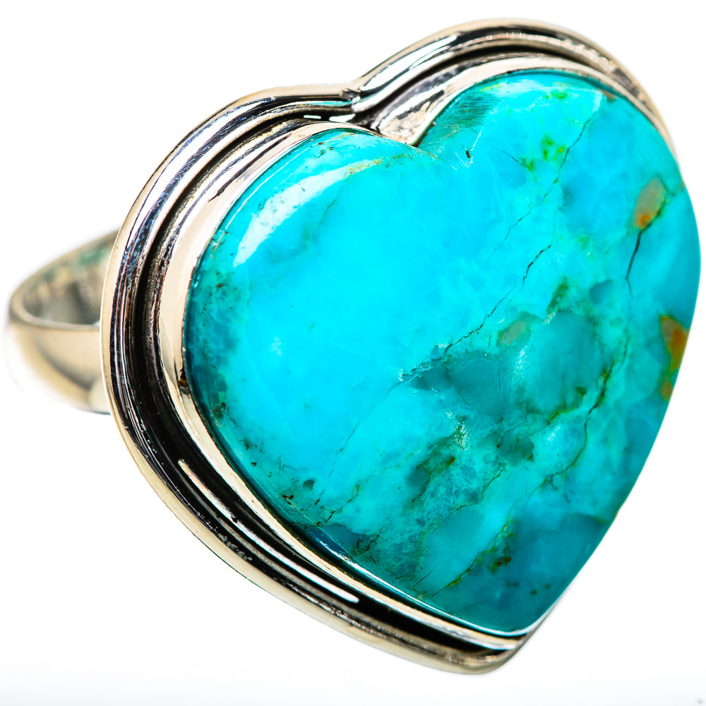 Large Chrysocolla Ring Size 9 (925 Sterling Silver) RING135968