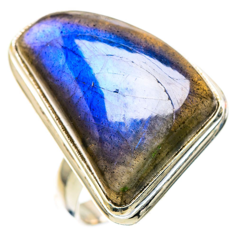 Large Labradorite Ring Size 9 (925 Sterling Silver) RING136132