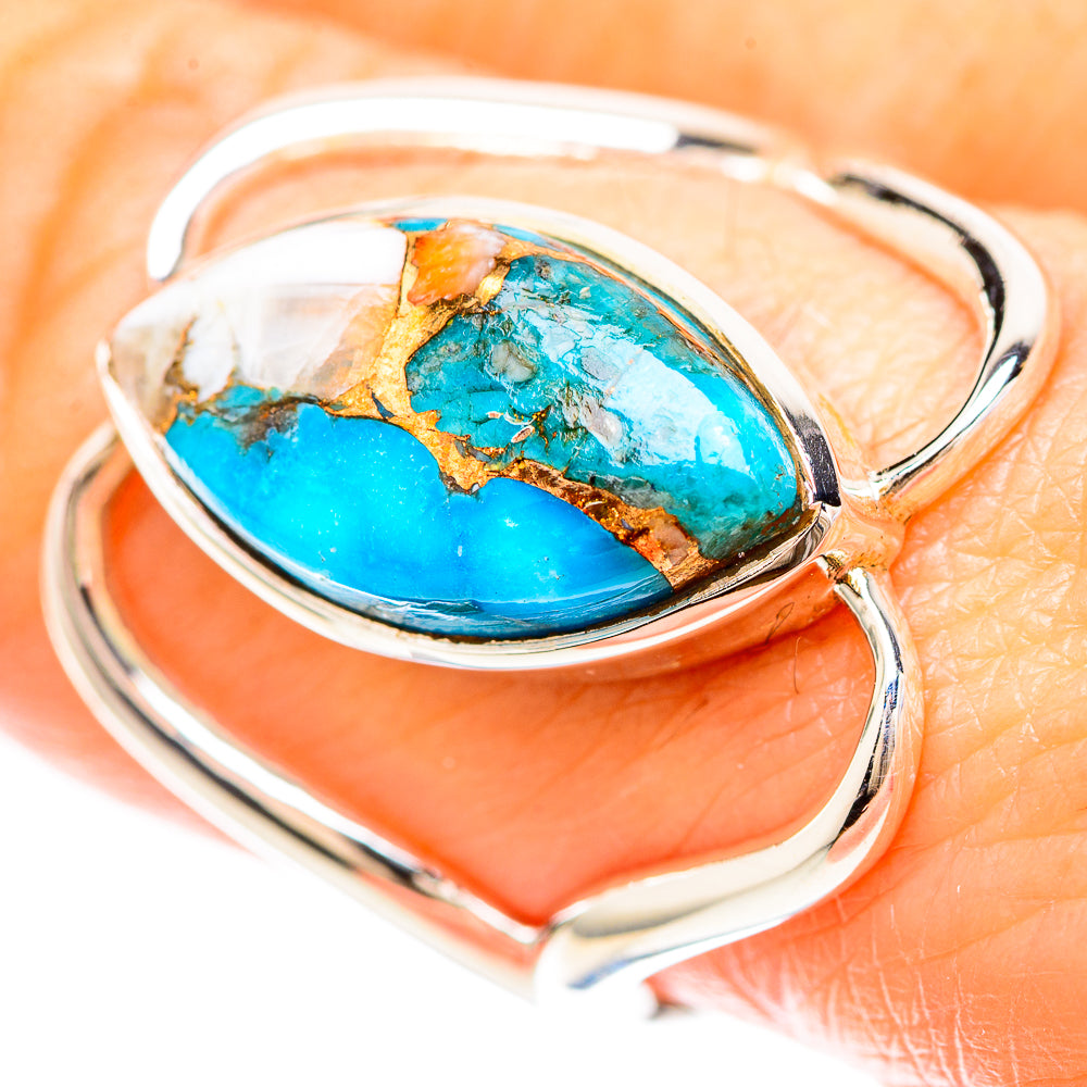 Spiny Oyster Turquoise Ring Size 8.5 (925 Sterling Silver) RING137112