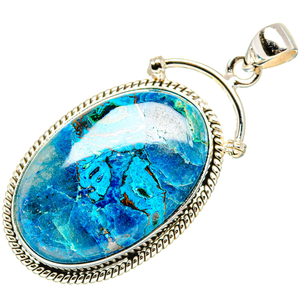 Shattuckite Pendant 2" (925 Sterling Silver) PD36844