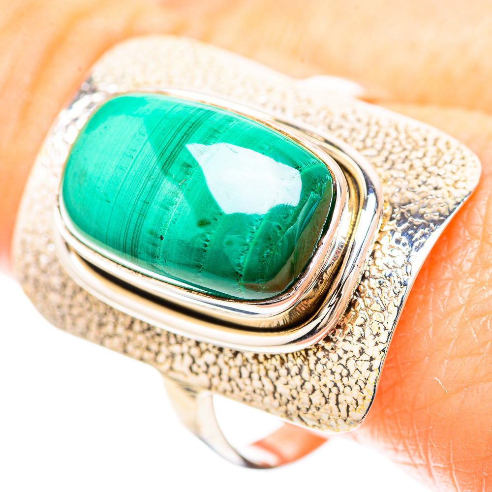 Malachite Ring Size 10.75 (925 Sterling Silver) RING137063