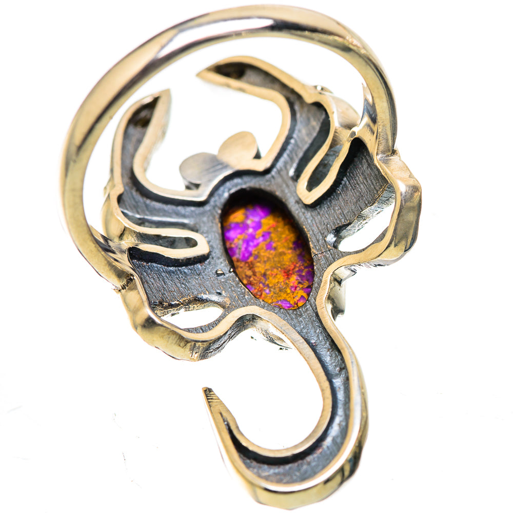 Purple Copper Composite Turquoise Ring Size 7.5 (925 Sterling Silver) RING135856