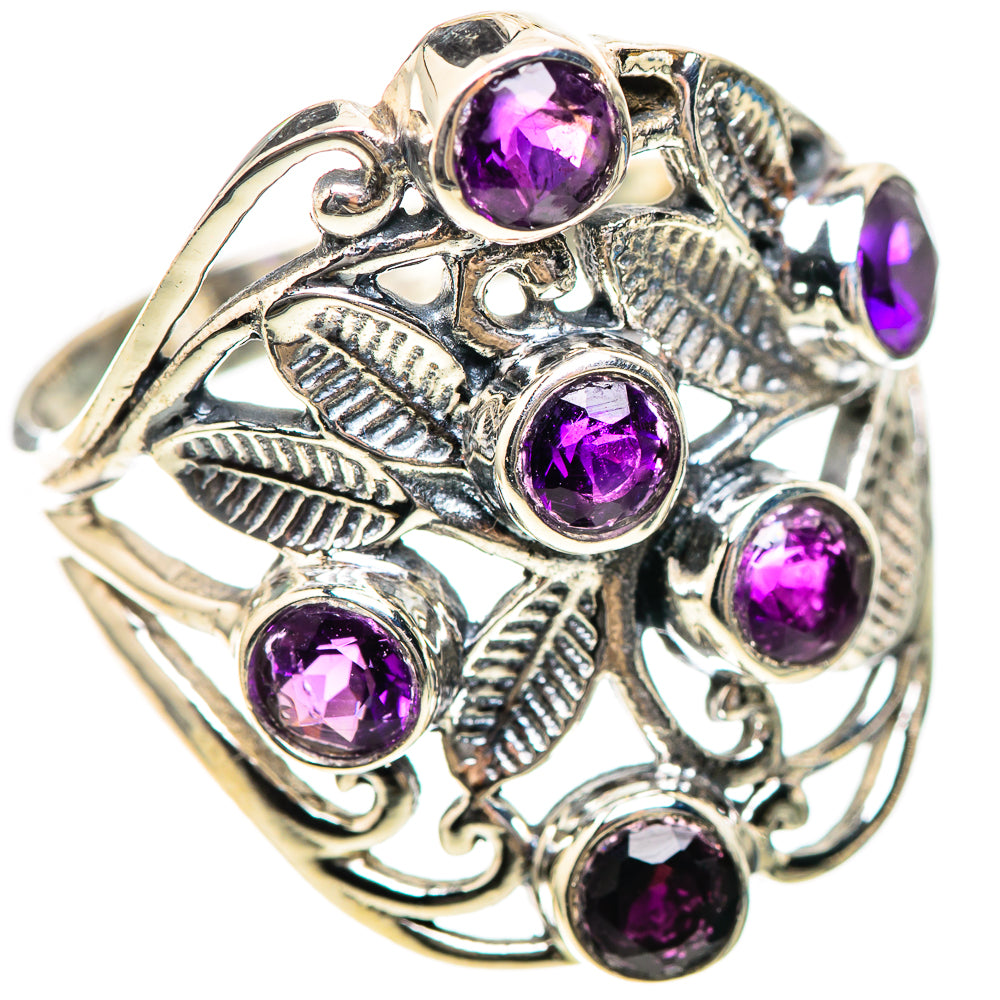 Faceted Amethyst Ring Size 9.75 (925 Sterling Silver) RING136216