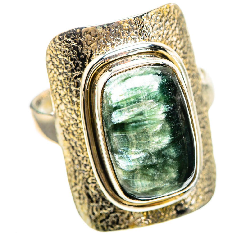 Seraphinite Ring Size 10.25 (925 Sterling Silver) RING136492