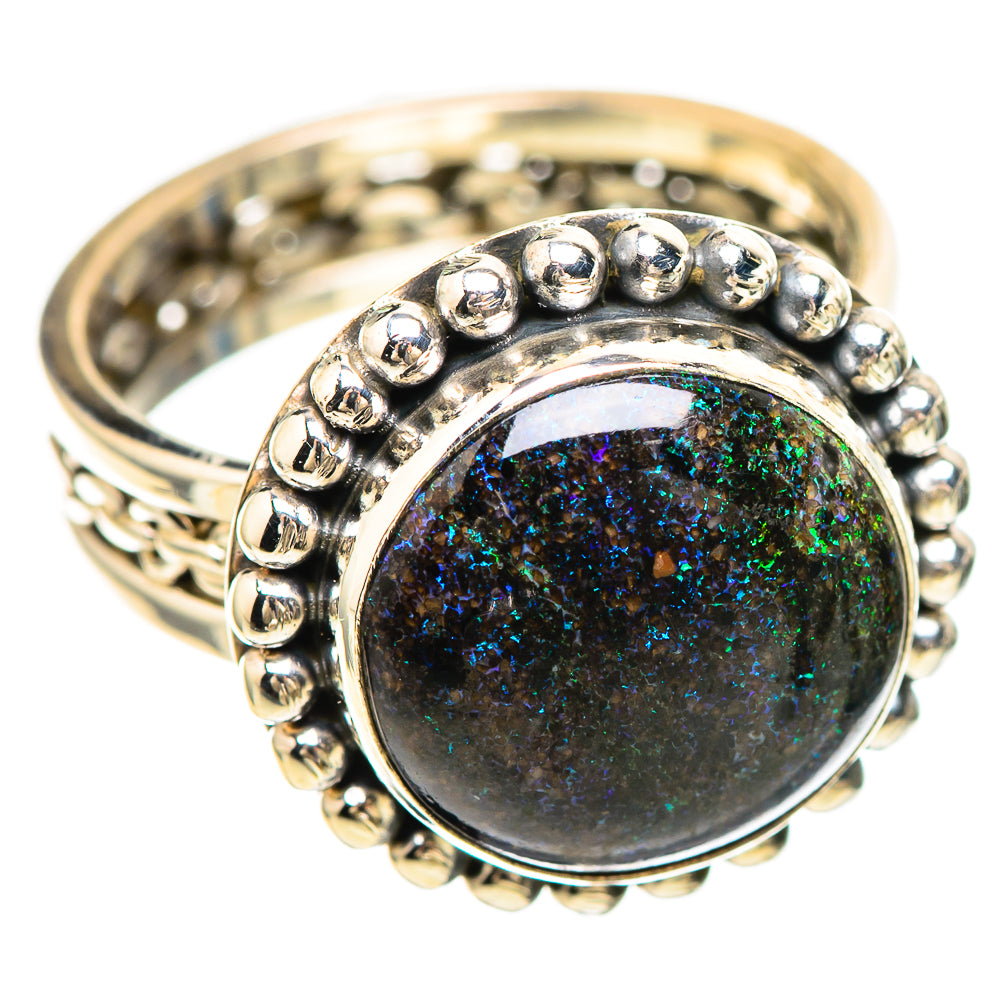 Andamooka Opal Ring Size 6.25 (925 Sterling Silver) RING136477