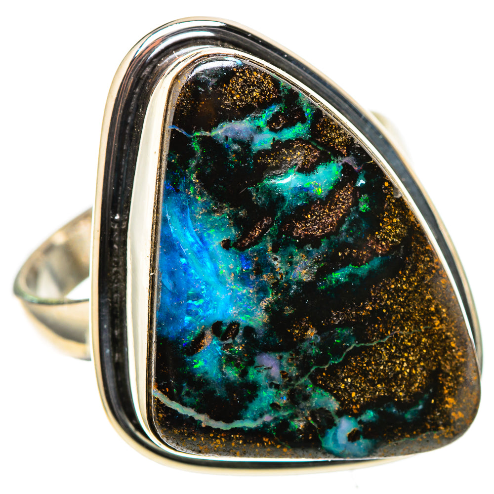 Boulder Opal 925 Sterling Silver Ring Size 9.5 (925 Sterling Silver) RING137793
