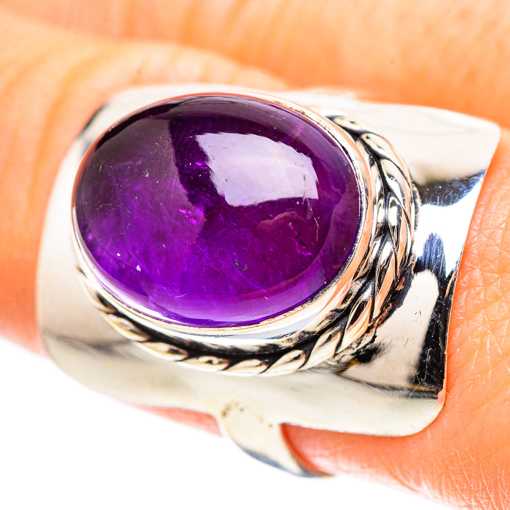 Amethyst 925 Sterling Silver Ring Size 8.75 (925 Sterling Silver) RING137426