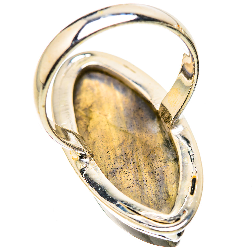 Large Labradorite Ring Size 8.5 (925 Sterling Silver) RING135372