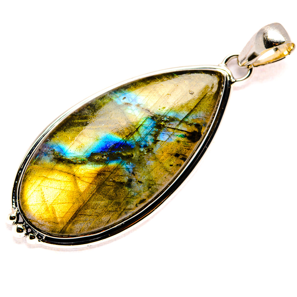 Labradorite Pendant 2 3/8" (925 Sterling Silver) PD36333
