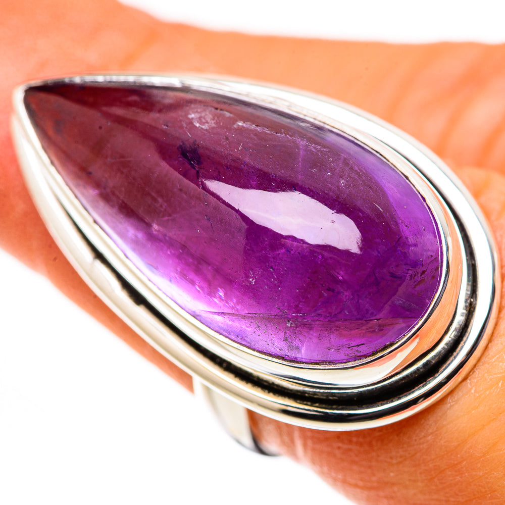 Large Amethyst Ring Size 6.25 (925 Sterling Silver) RING134718