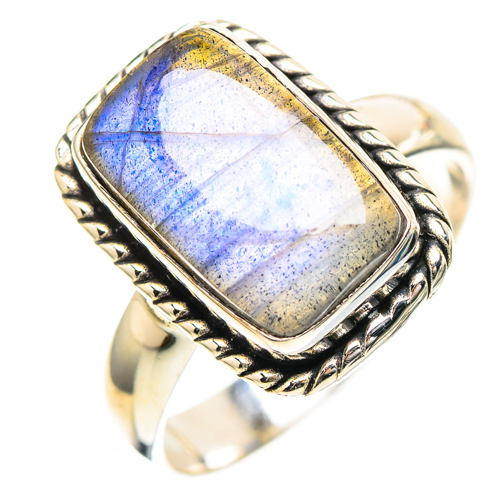 Labradorite Ring Size 7.75 (925 Sterling Silver) RING136706