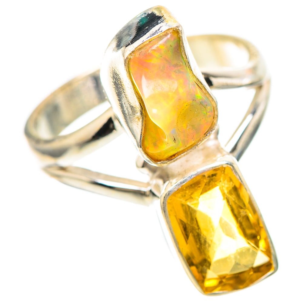 Faceted Citrine Ring Size 7.25 (925 Sterling Silver) RING136408