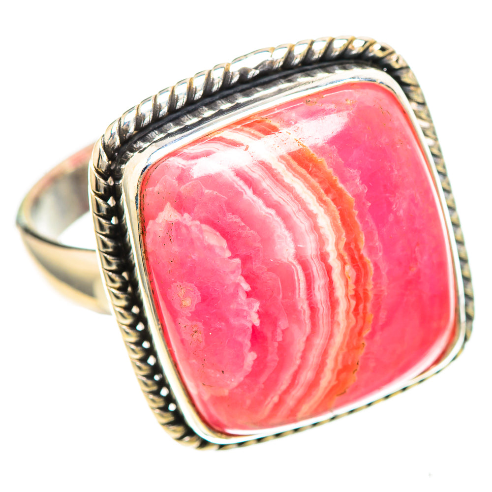 Rhodochrosite 925 Sterling Silver Ring Size 8.75 (925 Sterling Silver) RING137215