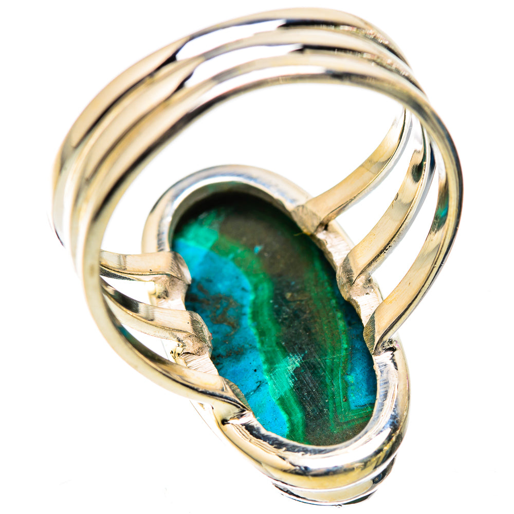 Malachite In Chrysocolla Ring Size 9.75 (925 Sterling Silver) RING135883