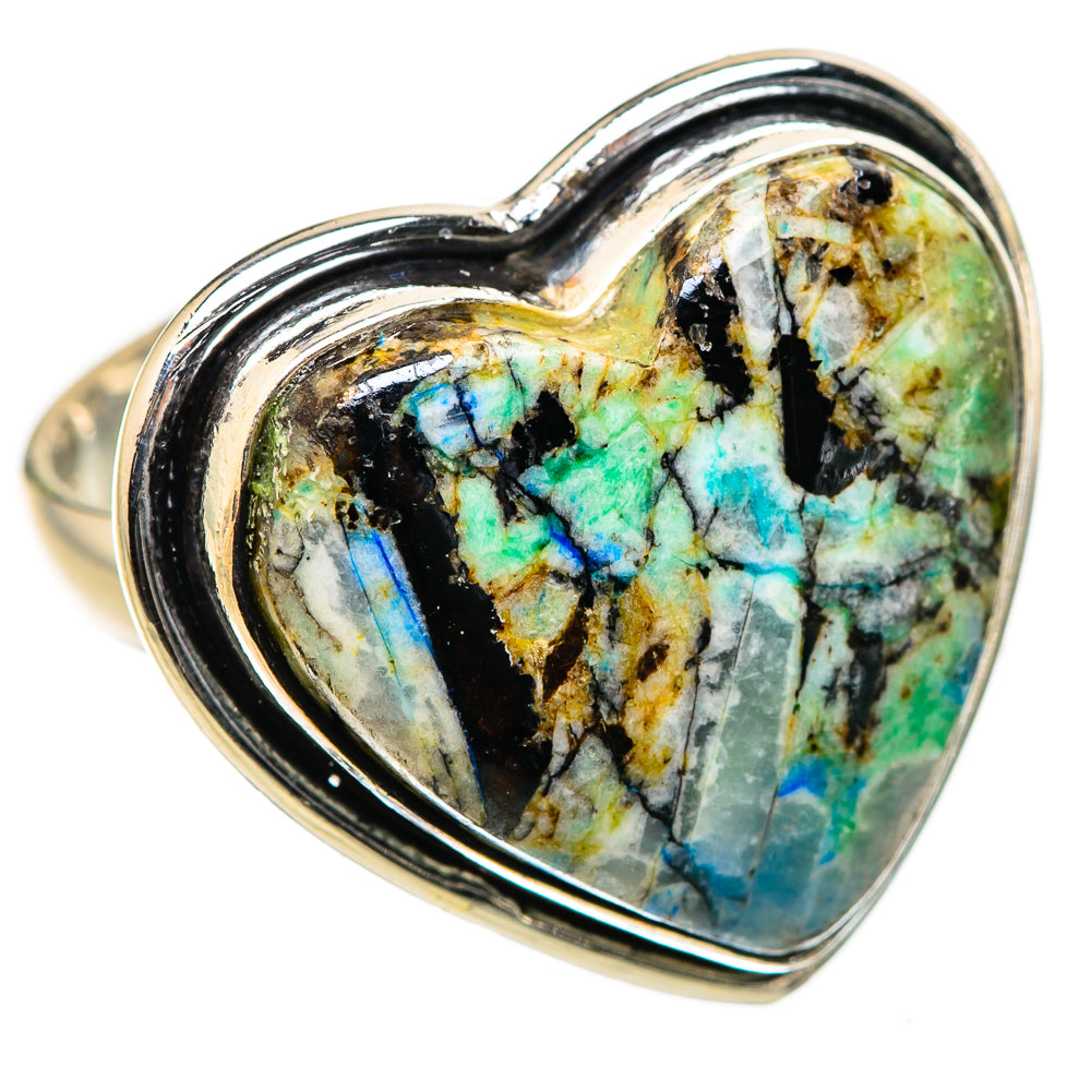 Tibetan Turquoise Ring Size 7.25 (925 Sterling Silver) RING135442