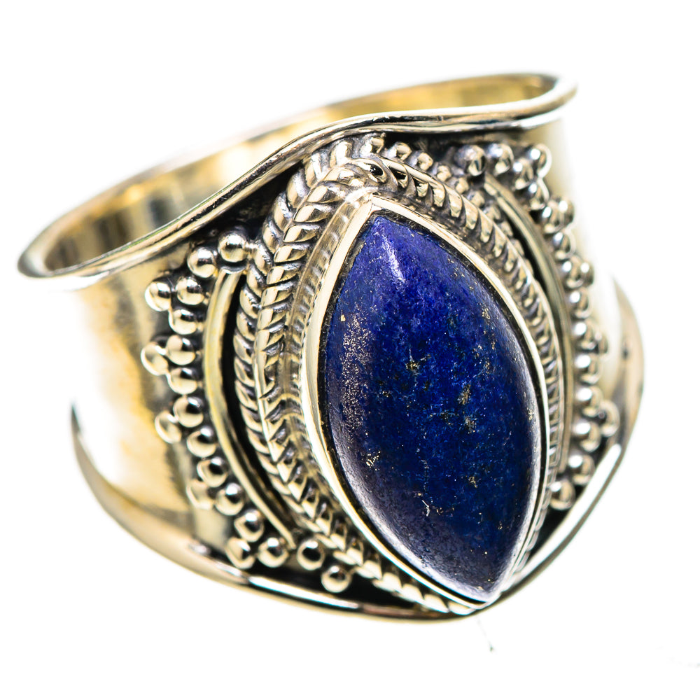 Lapis Lazuli 925 Sterling Silver Ring Size 7.25 (925 Sterling Silver) RING137668
