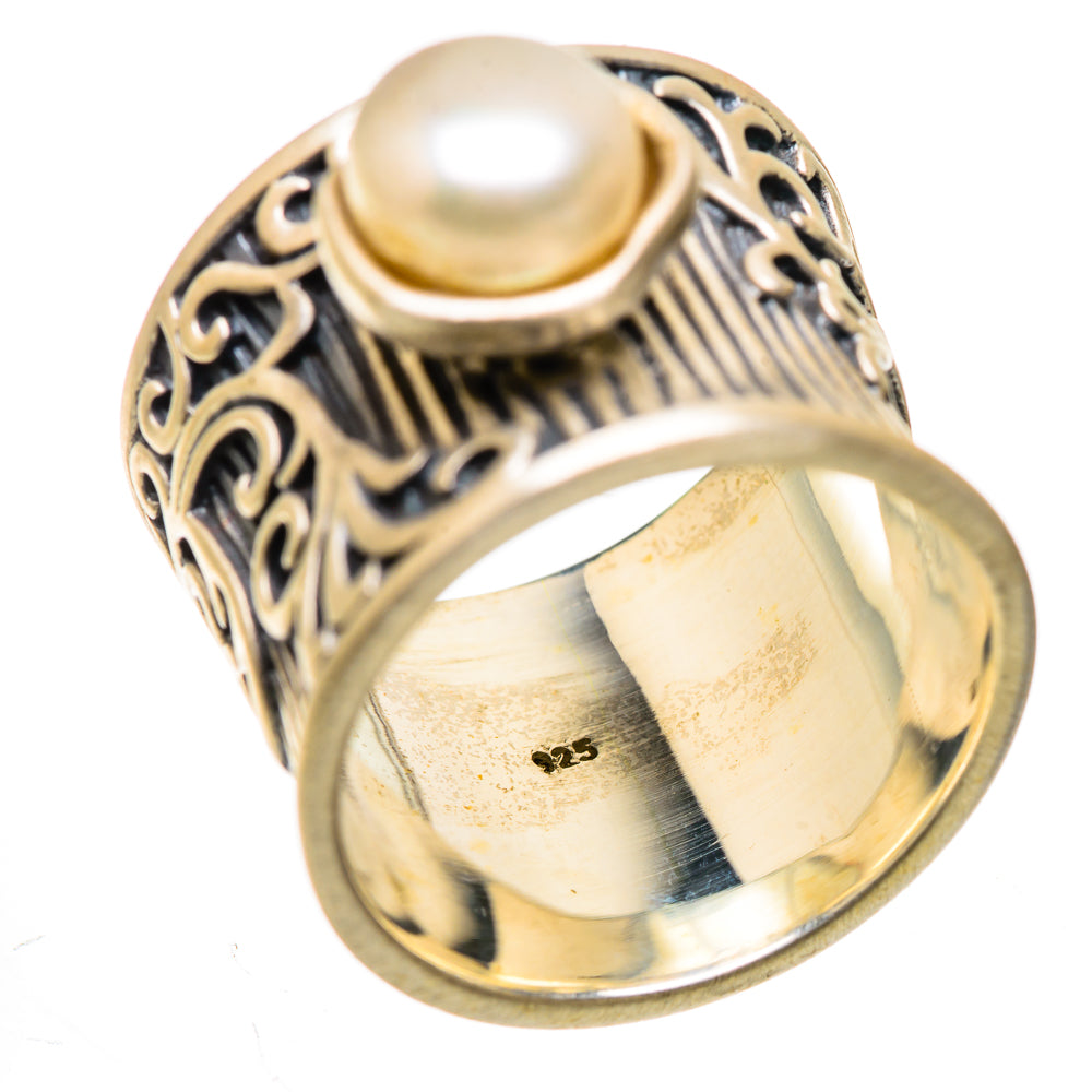 Large Cultured Pearl Ring Size 7 (925 Sterling Silver) RING135714