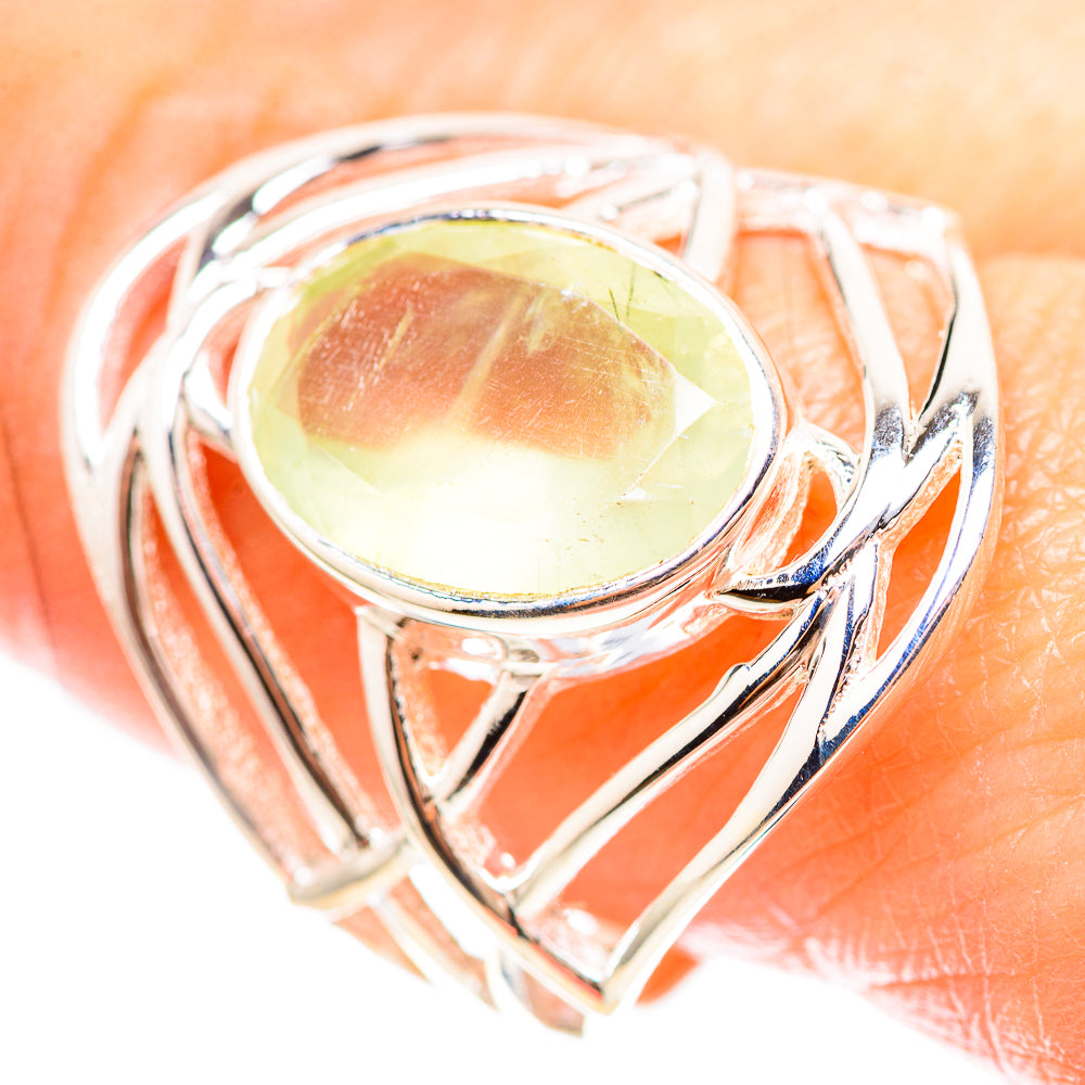 Prehnite 925 Sterling Silver Ring Size 9.5 Ana Co R136331